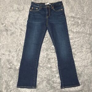Levi's Boot Cut Dark Wash Jeans Girls Youth 10 Regular Adjustable Waist